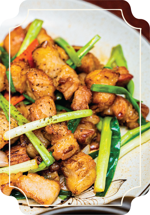 Roasted meat burns to the edge